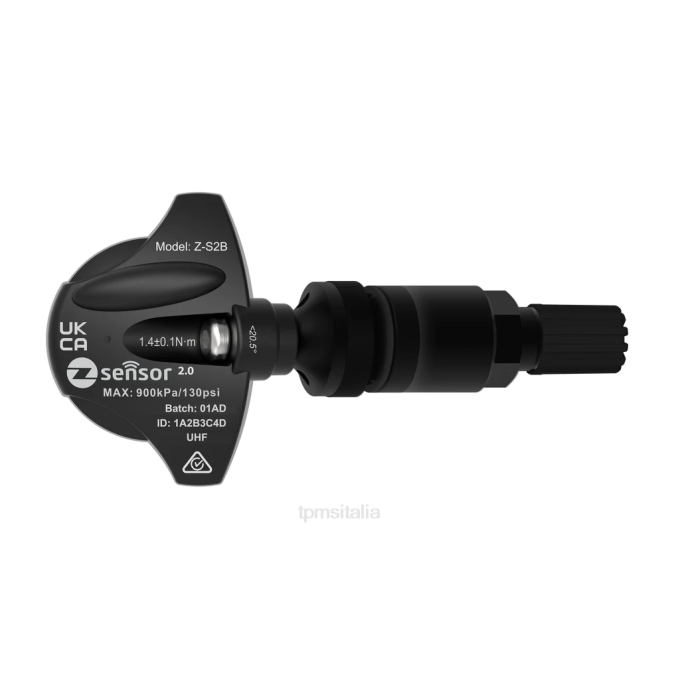 sensore tpms di ricambio originale aston martin - codice originale 4260702031 freq 433 mhz N82P1212 TPMS Istruzioni Italiano | stelo della valvola in metallo - nero